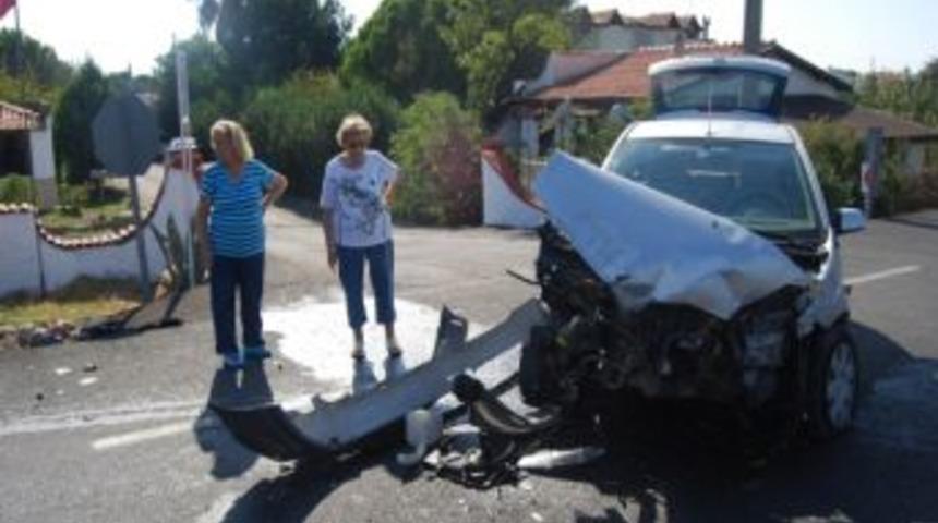 Altınovada Meydana Gelen Kaza Korkuttu