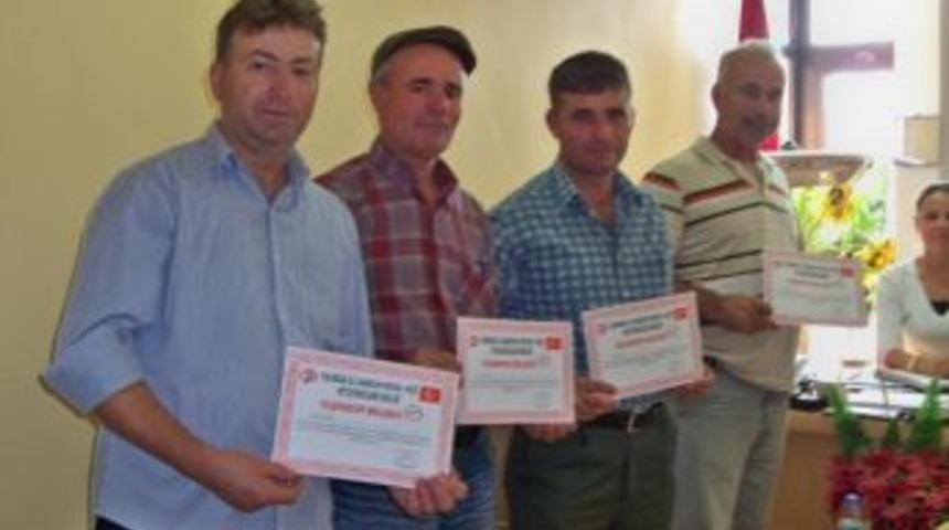 Yetiştiriciler Birliğinden &Uuml;yelerine Teşekk&uuml;r Belgesi