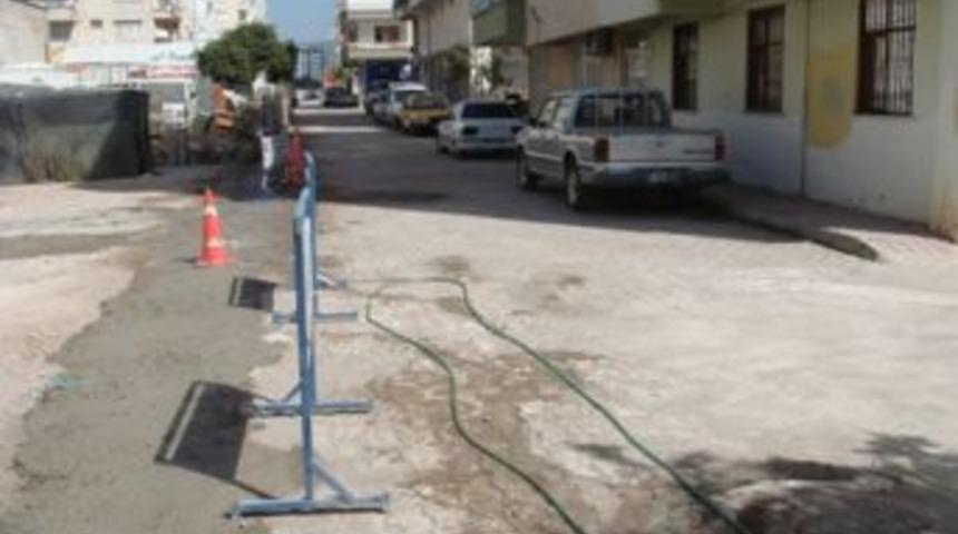 Kumluca&rsquo;da parke taşları değerlendiriliyor