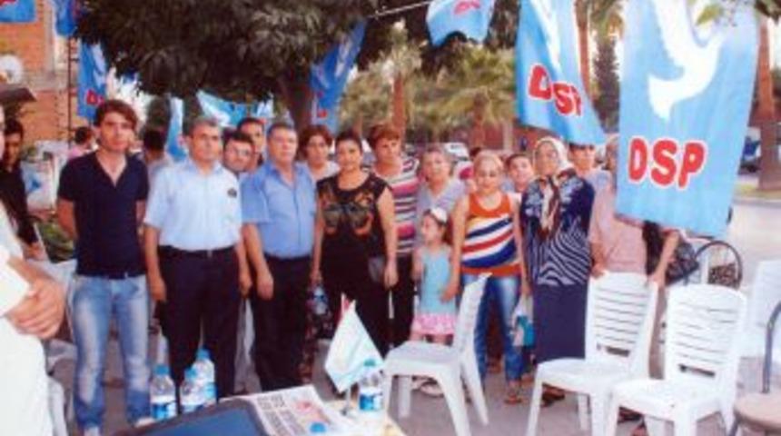 DSP her evden bir oy istiyor