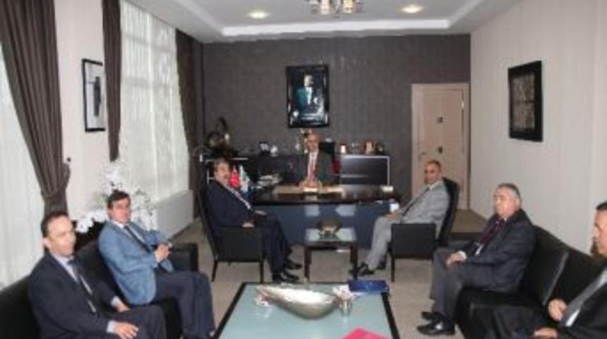 Sanko Holding Y&ouml;netim Kurulu Başkanı Konukoğlu Satso&rsquo;yu Ziyaret Etti