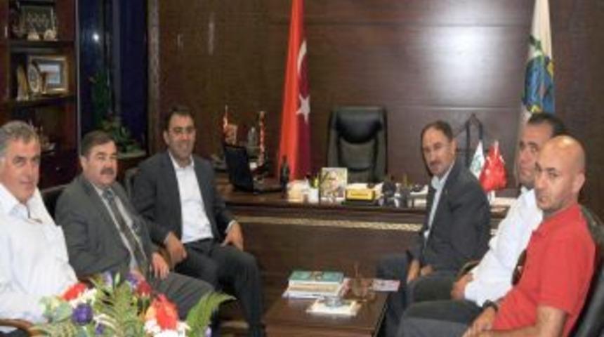TGF Başkan Adayı Yerlikaya'dan Başkan Kurtulan&rsquo;a Ziyaret