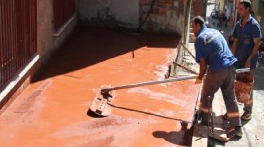 İlkadım'dan &Ouml;rnek Parke Taşı Modeli