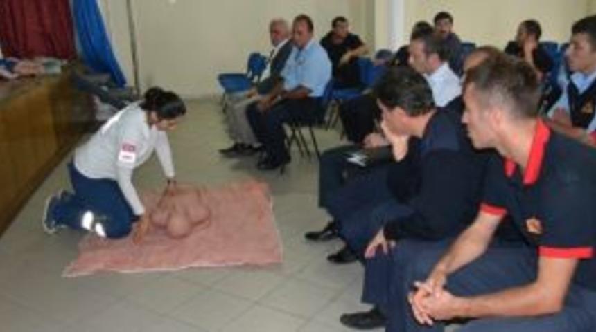 İtfaiye personeline ilkyardım eğitimi