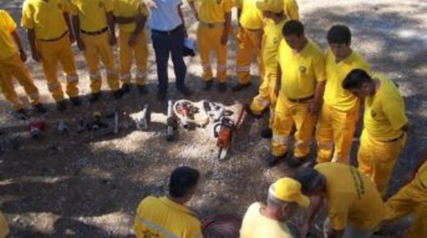 Yeni İşe Giren Orman İş&ccedil;ileri Eğitimden Ge&ccedil;ti