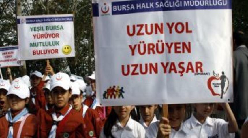 Bursa Halkı Sağlık I&ccedil;in Y&uuml;r&uuml;d&uuml;