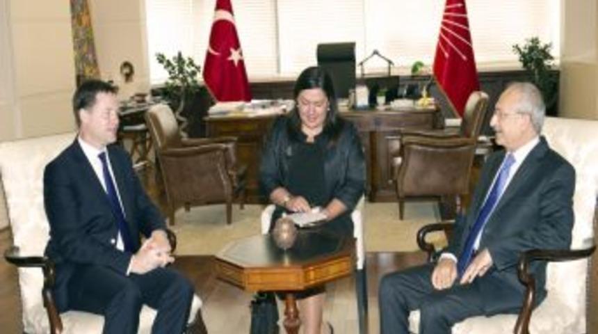 Kılı&ccedil;daroğlu, İngiltere Başbakan Yardımcısı Cleeg Ile Oslo'yu G&ouml;r&uuml;şt&uuml;