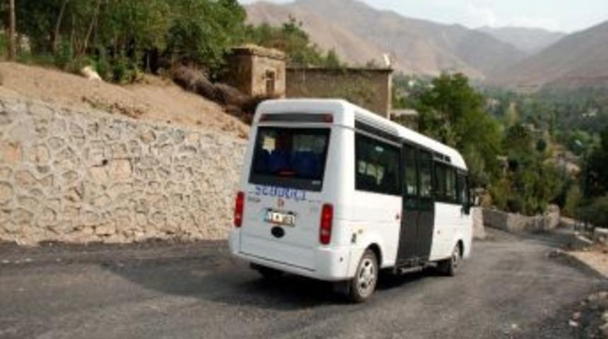 Bitlis&rsquo;te Yeni A&ccedil;ılan Yollarda Minib&uuml;s Seferleri De Başladı