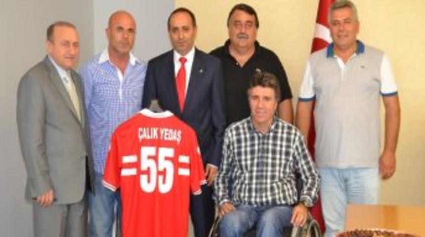 Samsunspor'dan T&uuml;rkoğlu'na Başsağlığı Ziyareti