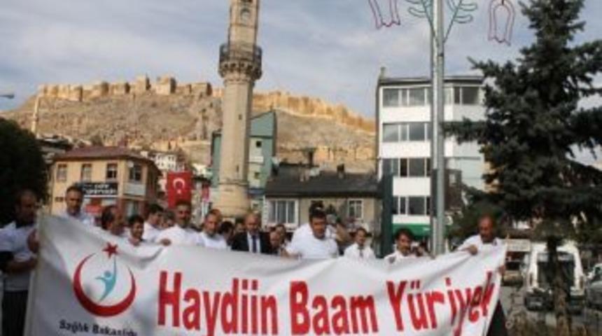 Bayburt&rsquo;ta Sağlıklı Yaşam Y&uuml;r&uuml;y&uuml;ş&uuml; Yapıldı
