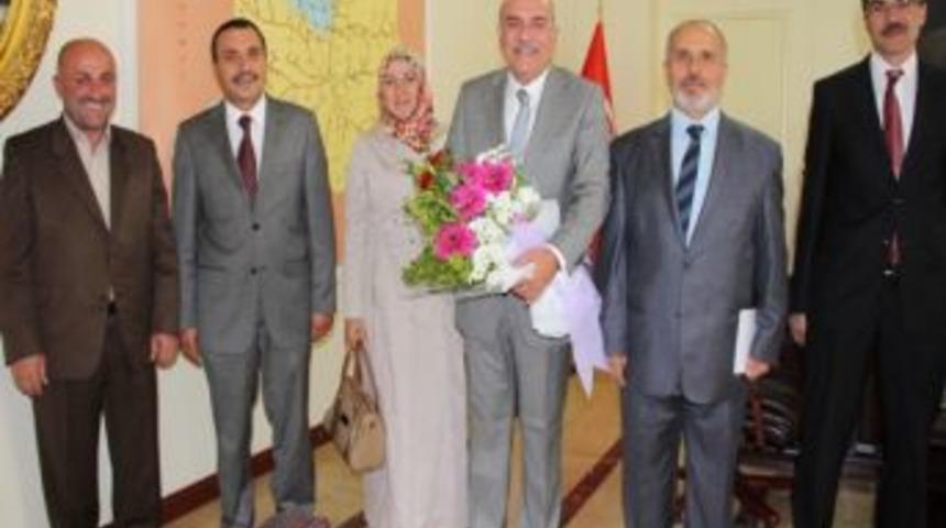 M&uuml;ft&uuml; Aksoy&rsquo;dan Vali İpek'a Ziyaret