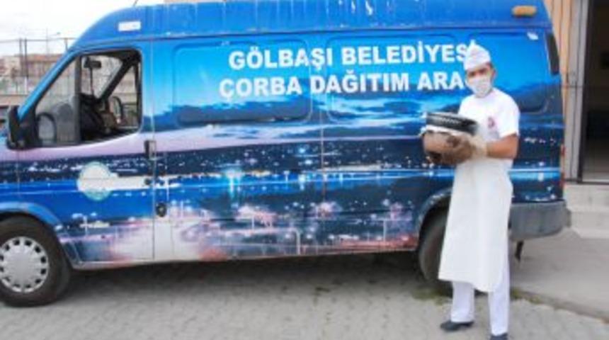G&ouml;lbaşı Belediyesi'nden Cenaze Evlerine Yemek Hizmeti