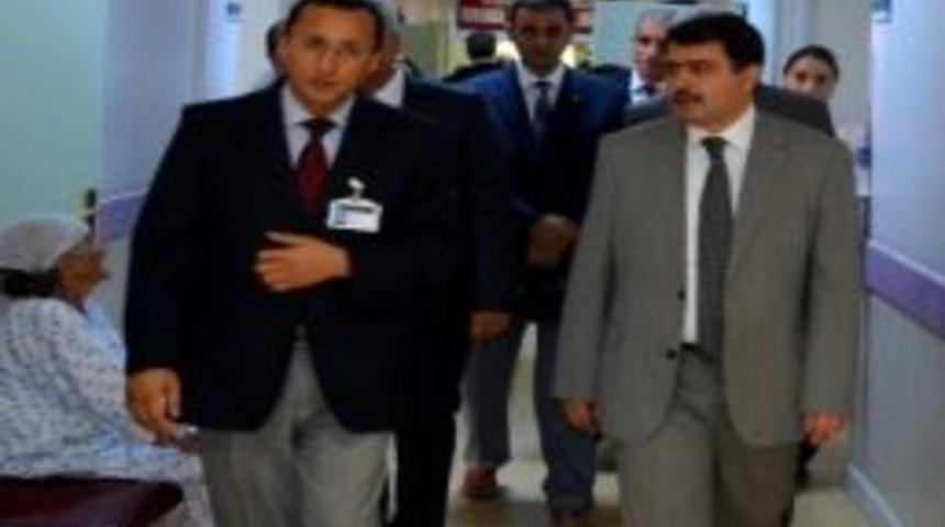 Vali Şahin&rsquo;den Devlet Hastanesi Denetimi