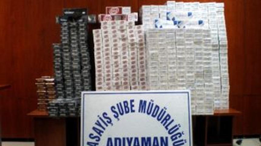 Aranan Şahsın Aracında Ka&ccedil;ak Sigara Ele Ge&ccedil;irildi