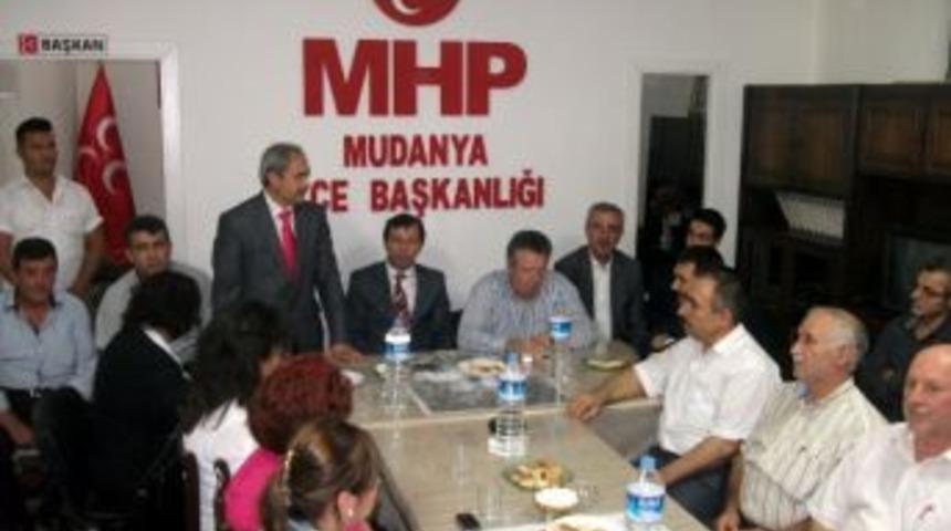 Mhp Mudanya&rsquo;da İstişare Toplantısı Yaptı