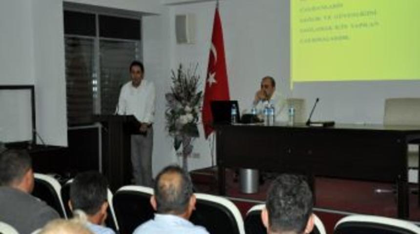 Belediye Personeline İş G&uuml;venliği Eğitimi