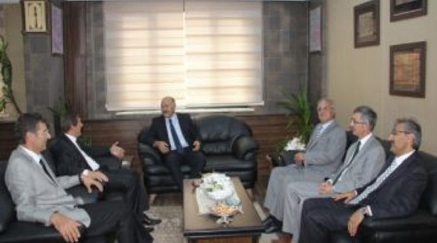 Erzincan &Uuml;niversitesi&rsquo;nden Başkan Polat&rsquo;a Ziyaret