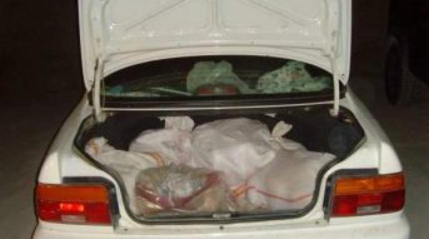 Otomobil Bagajında 11 Kilo 500 Gram Esrar Ele Ge&ccedil;irildi