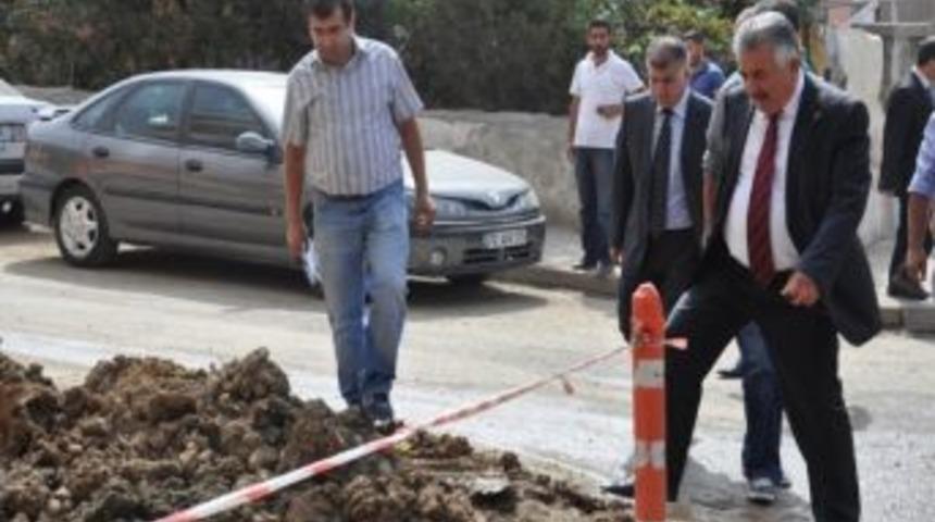Başkan Sadak, Doğalgaz &Ccedil;alışmalarını Denetledi