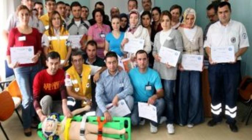 Uşak&rsquo;ta Acil Tıp Teknisyenlerine &Ccedil;ilyad Eğitimi