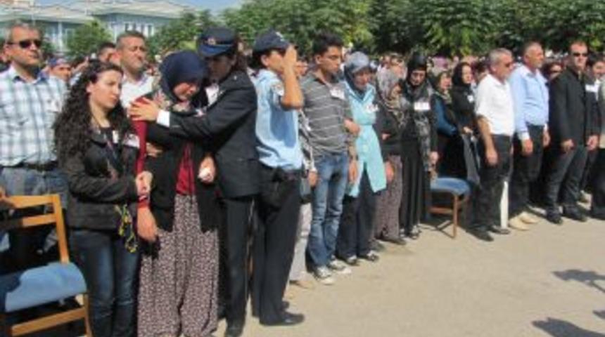 Antalya, Şehit Polisleri Uğurladı