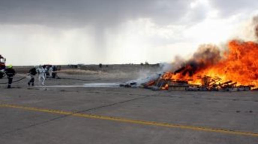 Nuri Demirağ Havaalanı&rsquo;nda Acil Durum Tatbikatı Yapıldı