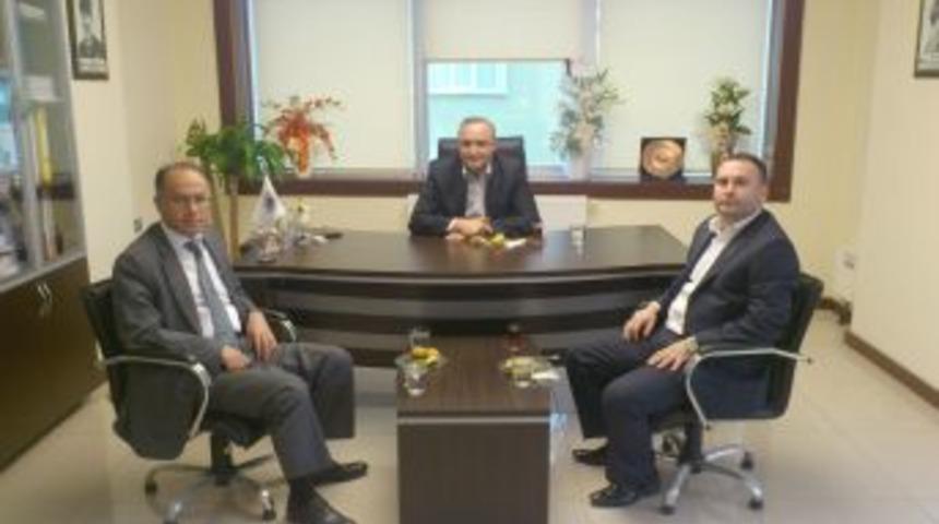 Yılmaz, İnşaat M&uuml;hendisleri Odası'nı Ziyaret Etti