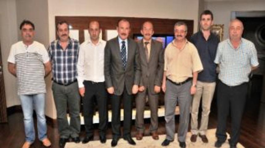 Başkan Doğan&rsquo;a Ziyaret&ccedil;i Akını