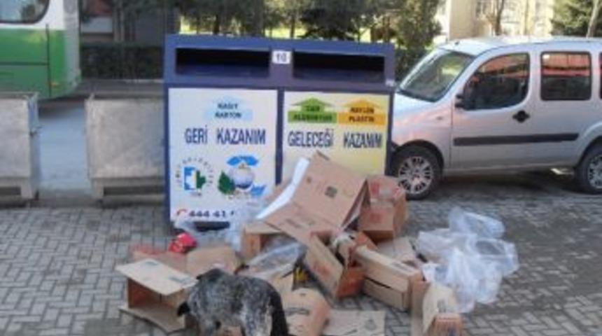 Geri D&ouml;n&uuml;ş&uuml;m Kutularına Atılan Atıklar Şaşırtıyor