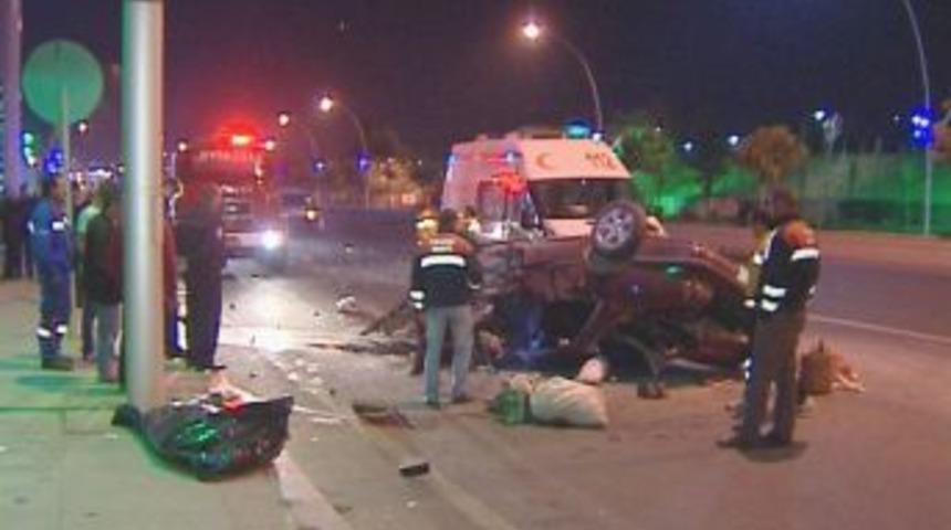 Ankara&rsquo;da Iki Ayrı Kaza: 1 &Ouml;l&uuml;, 6 Yaralı