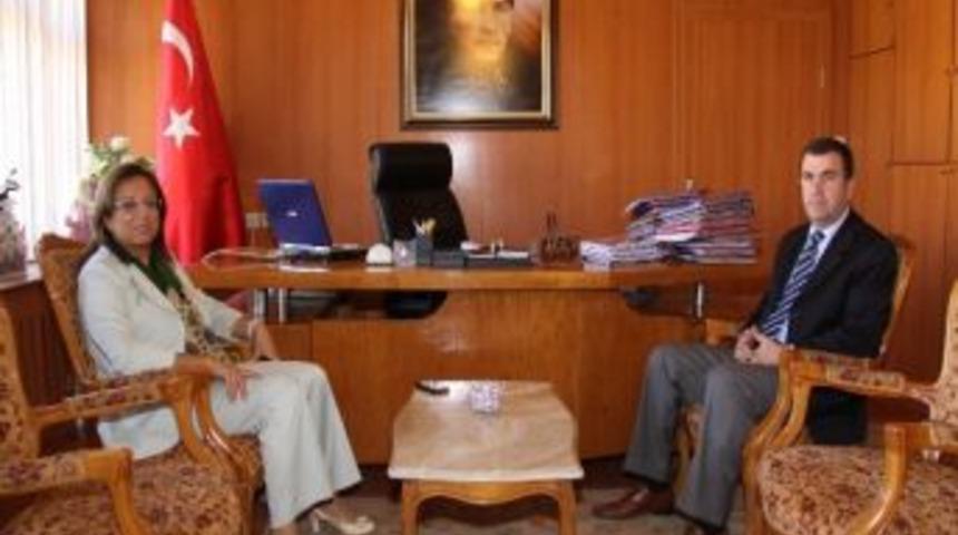 Ne&uuml; Rekt&ouml;r&uuml; Kılı&ccedil;&rsquo;tan Avanos Kaymakamı Eldivan&rsquo;a Ziyaret