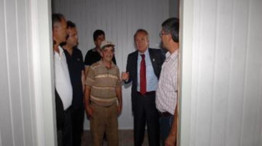 Başkan Evcilmen&rsquo;den Yangınzede Aileye Yardım Eli