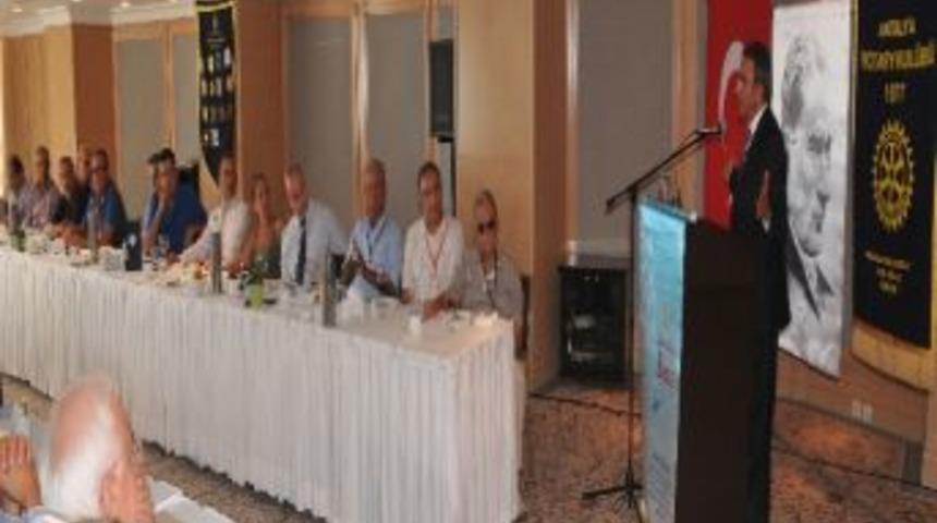 Atso Başkanı Budak, Antalya Rotary&rsquo;nin Konuğu Oldu