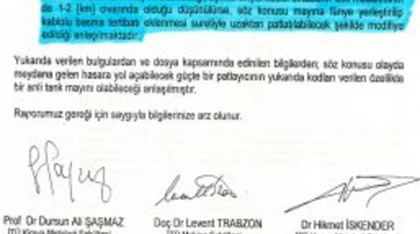 &Ccedil;ağlar &Uuml;steğmeni &Ouml;ld&uuml;ren Patlayıcının Ter&ouml;rist Mayını Olmadığı Belirlendi
