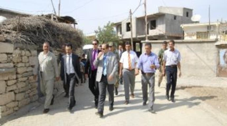 Dicle Kaymakamı Kaya K&ouml;ylerde İncelemelerde Bulundu