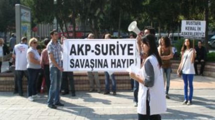 Tgb &Uuml;yeleri&rsquo;nden Savaşa Hayır Protestosu