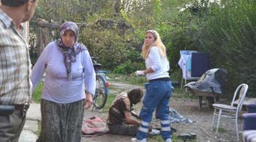 İşsizlik y&uuml;z&uuml;nden, kendini ateşe verdi