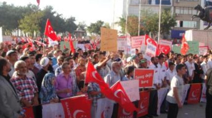 Gebze&rsquo;de Binlerce Kişilik Ter&ouml;re Lanet Mitingi