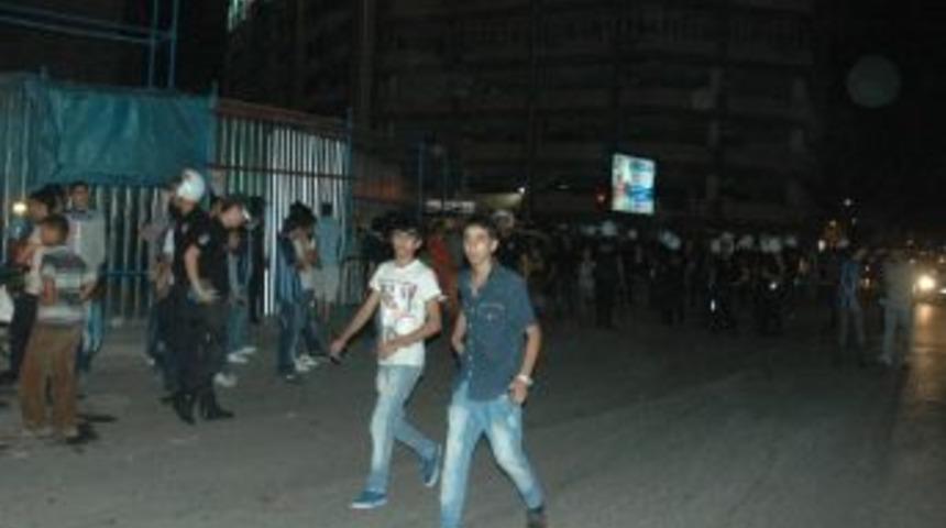 Polis İle Taraftarlar Arasında Gerginlik