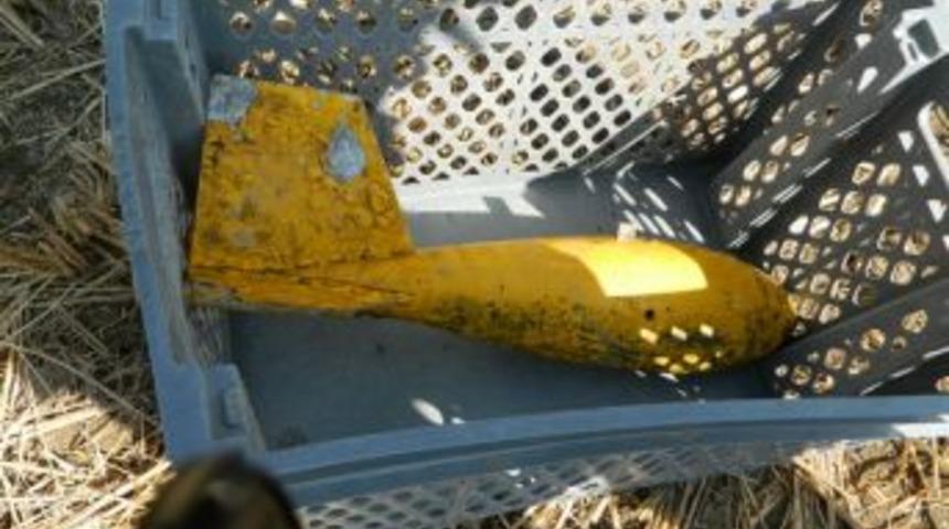 &Ccedil;orum'da 30 kiloluk bomba  bulundu