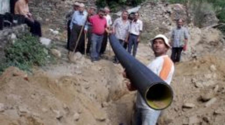 Delibaşlı K&ouml;y&uuml;&rsquo;nde Alt Yapı &Ccedil;alışmaları S&uuml;r&uuml;yor