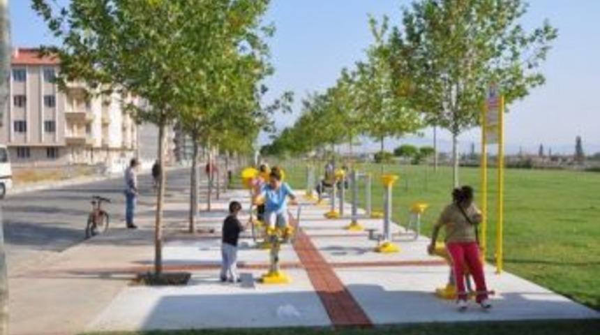 Salihli&rsquo;ye Yeni Park Alanı Kazandırıldı