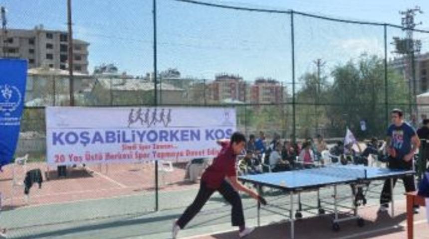 Van&rsquo;da A&ccedil;ık Hava Masa Tenisi Turnuvası