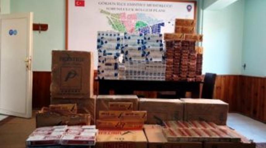 G&ouml;ksun&rsquo;da 5 Bin Paket Ka&ccedil;ak Sigara Ele Ge&ccedil;irildi