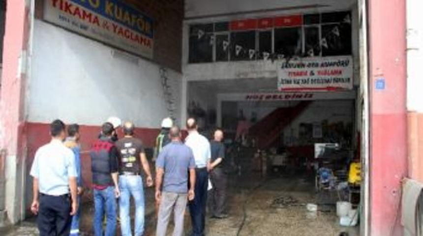 Samsun&rsquo;da Yangın: 1 Yaralı