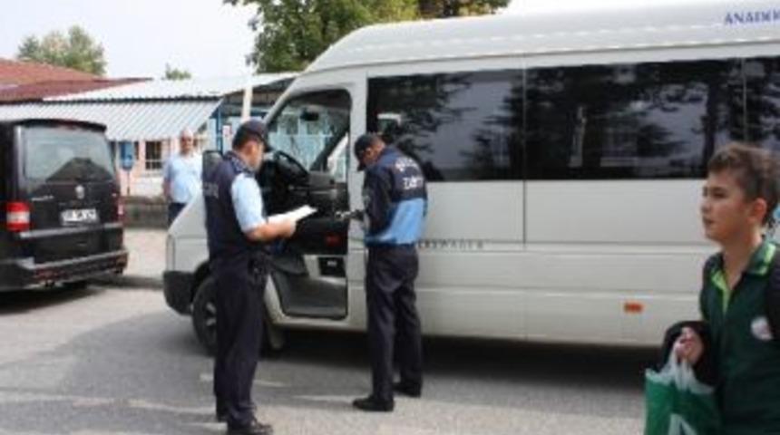 D&uuml;zce&rsquo;de Okul Servis Ara&ccedil;ları Denetlendi