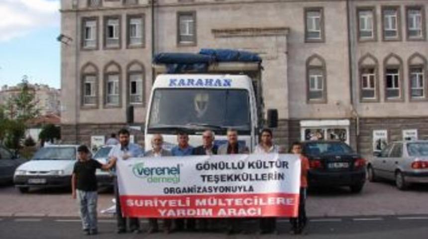 Kayseri&rsquo;den Suriye&rsquo;ye Yardım Eli Uzandı
