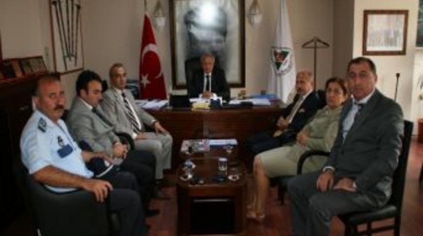 T&uuml;m Bel-sen Zonguldak Şube Başkanı Yılmaz'dan Devrek Belediye Başkanı Semerci'ye Ziyaret