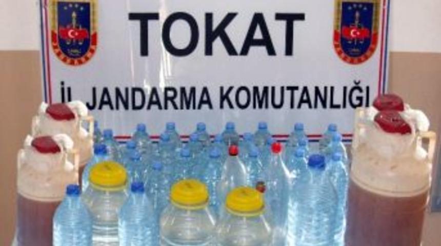 Tokat&rsquo;ta Ka&ccedil;ak Rakı Ve Şarap Operasyonu
