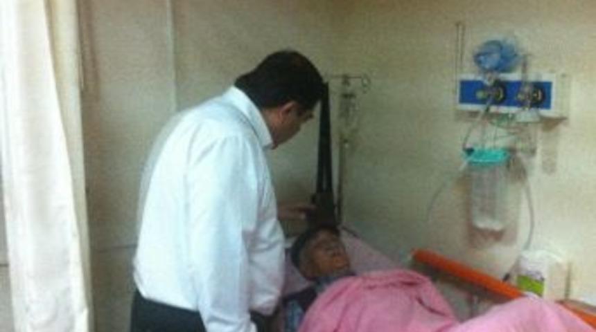 Milletvekili Rıfat Sait Hastane Ve Polis Ziyaretinde